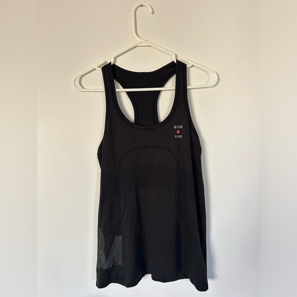 Lululemon Black Swiftly Tech Tank Edmonton YEG Size 8